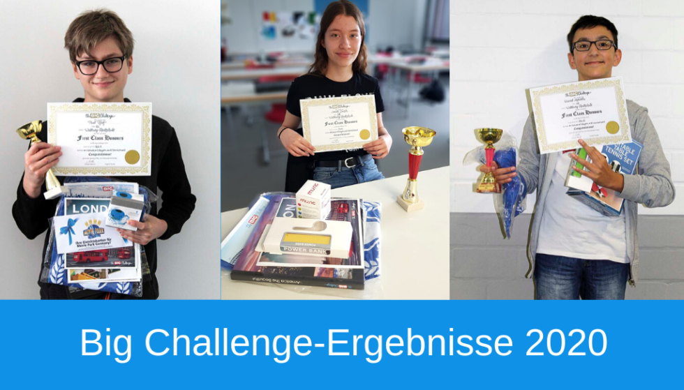 Big ChallengeErgebnisse 2020 WallburgRealschule Eltmann