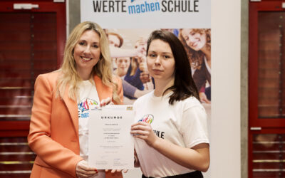 Marie Schuberth – unsere neue Wertebotschafterin – herzlichen Glückwunsch!!!