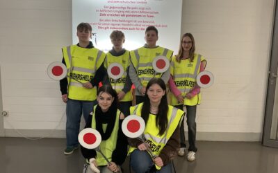 Engagierte Schülerlotsen erhöhen die Verkehrssicherheit rund um die Schule