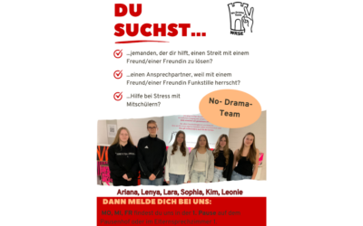 No-Drama-Team Einführung der Streitschlichter an der WRSE