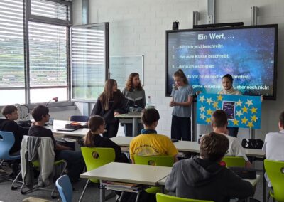 Werteworkshops für die 7. Klassen