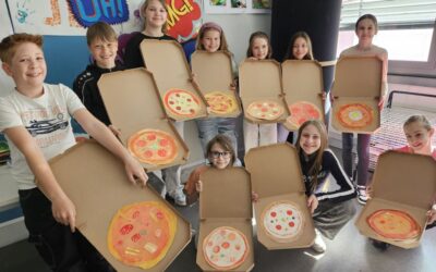 Pizza malen – Pizza backen:  Von der Leinwand auf den Teller 
