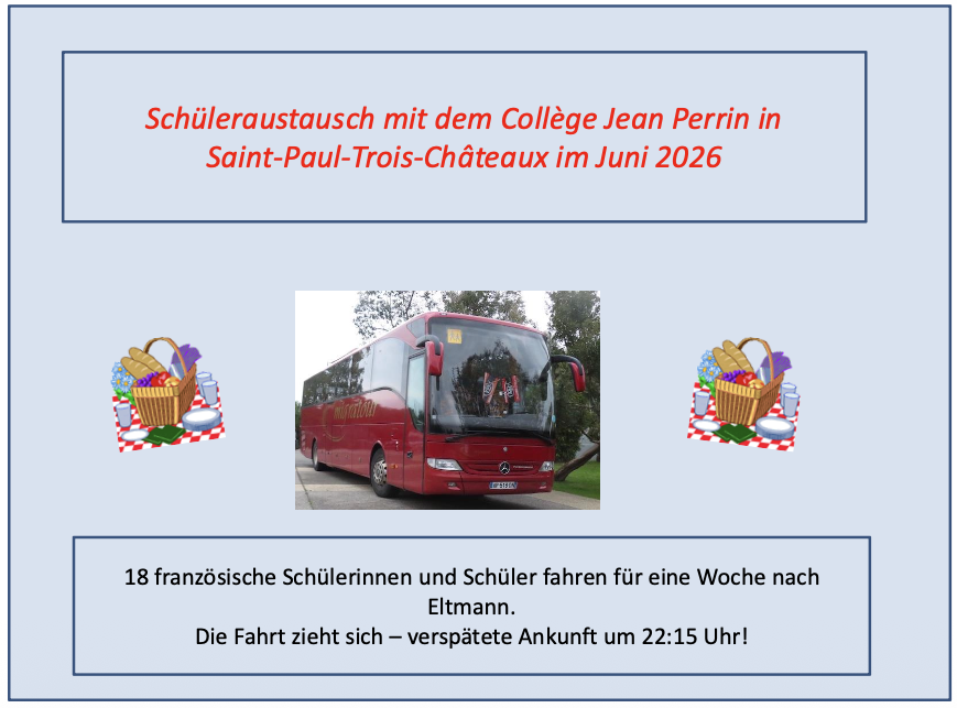 Schüleraustausch Frankreich
